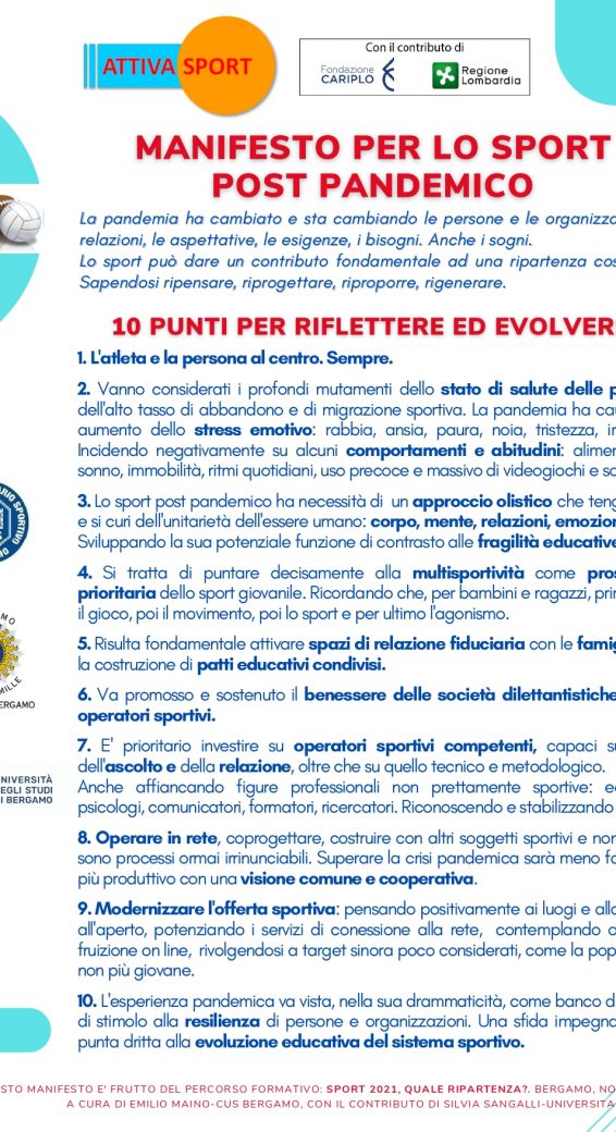 Manifesto per lo Sport post pandemico. E oltre._page-0001